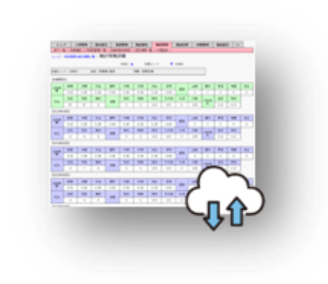 全社員の勤怠状況を確認、CSVでの連携が可能